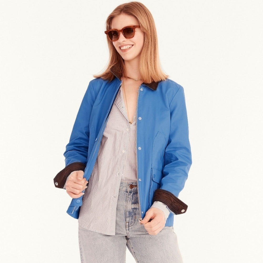 J. Crew Delphinium Barn Jacket